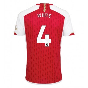 Arsenal Ben White #4 Hjemmebanetrøje 2023-24 Kort ærmer